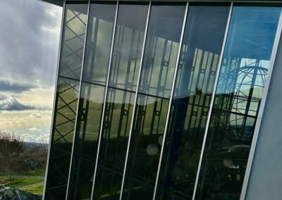 A side window of building view